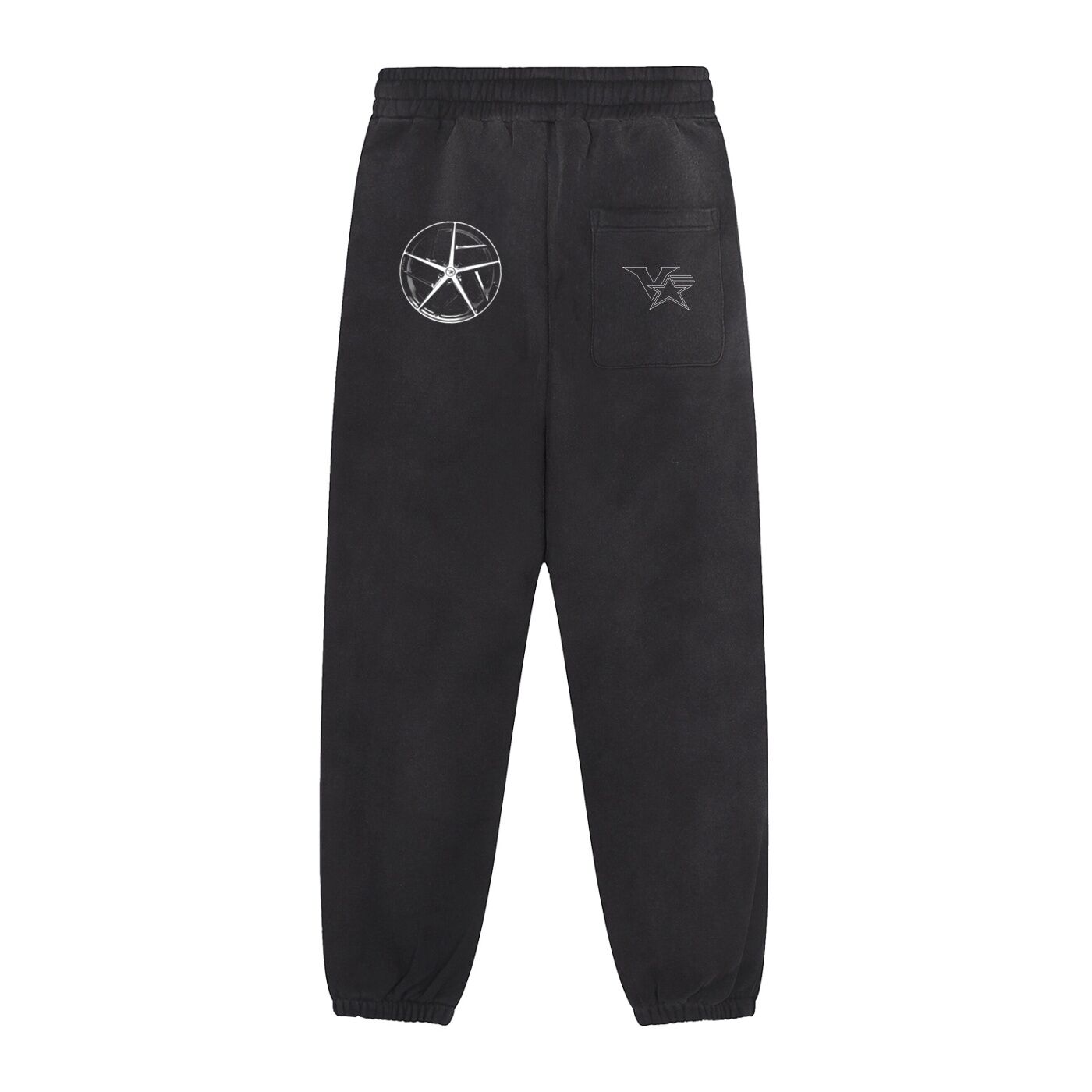 VANDERBILT RACING SWEATPANTS (BLACK) - Image 2