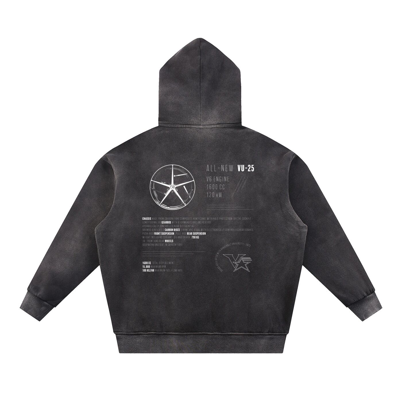 VANDERBILT RACING SWEATSHIRT (BLACK) - Image 2